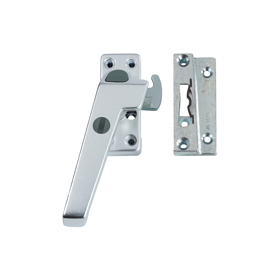 AXA 3320 raamsluiting met opbouwsluitkom links aluminium