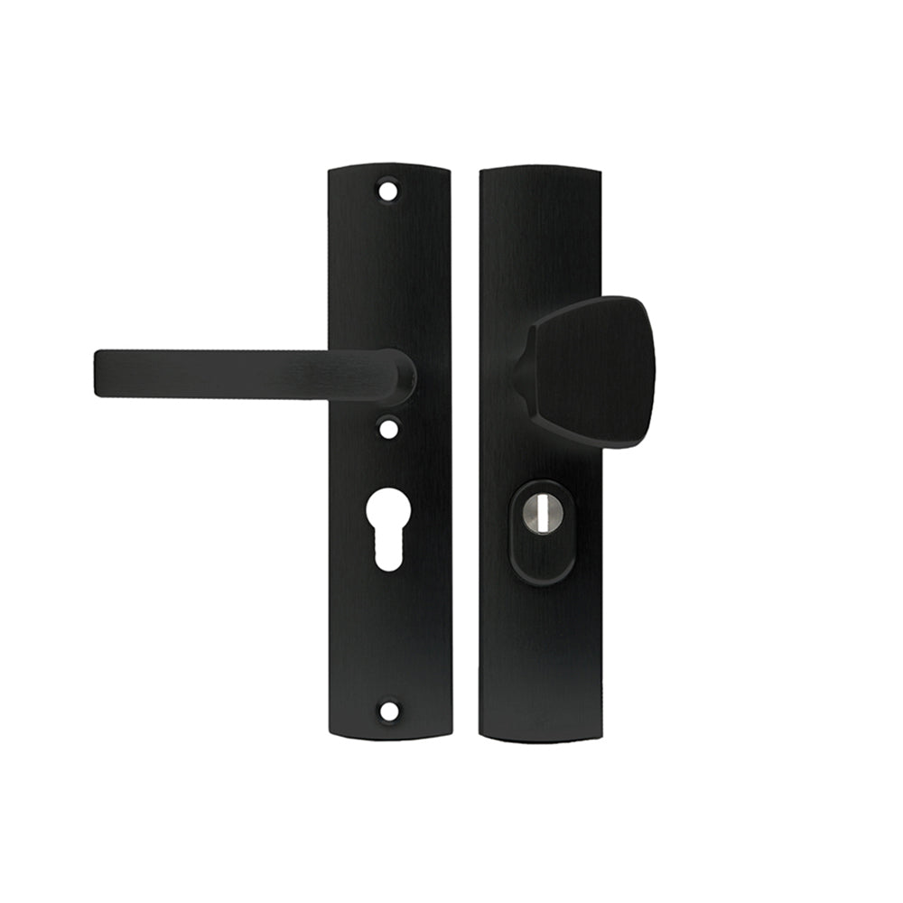 Technische tekening AXA Curve veiligheidsbeslag SKG*** PC55 knop/kruk