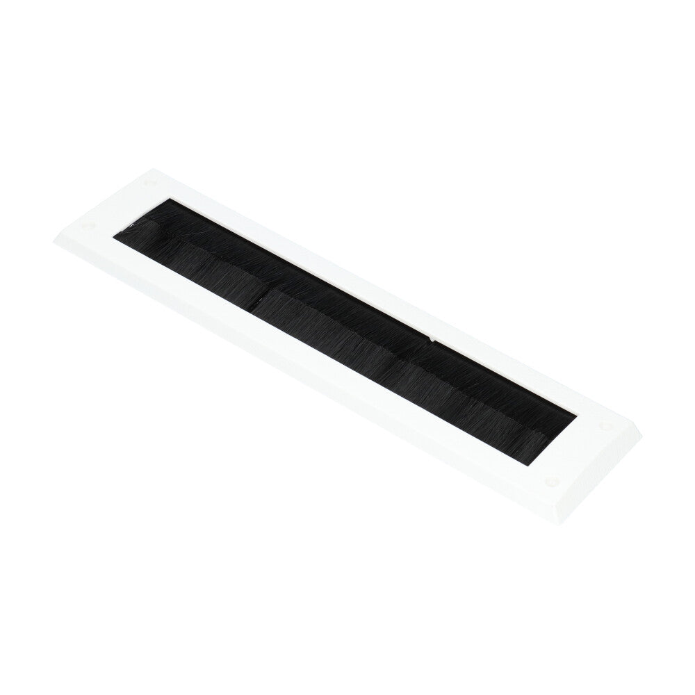 Door-Line brievenbus tochtplaat 80 x 340 mm in wit kunststof, liggend