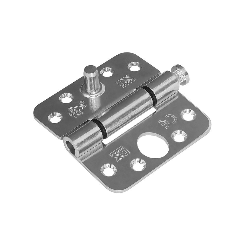 DX Glijlagerscharnier 89x89 mm SKG*** met ronde hoeken