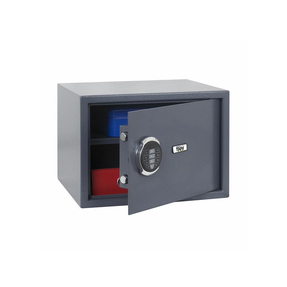 Filex SB Safe Box 3 kluis met elektronisch slot geopend