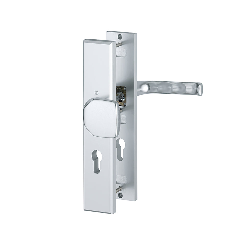 Hoppe London veiligheidsbeslag PC72 greep/kruk F1 aluminium