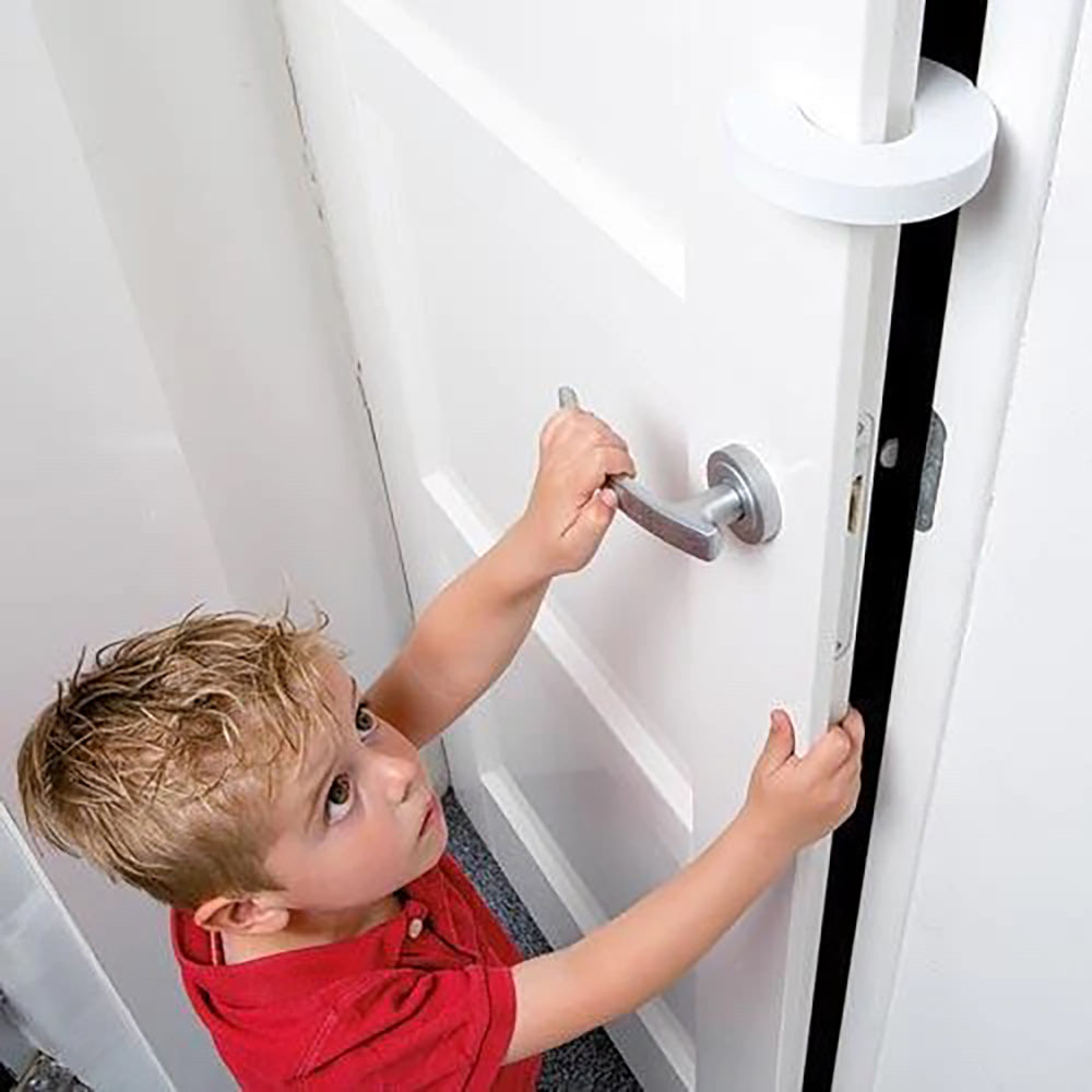 Secucare deurstopper op de deur