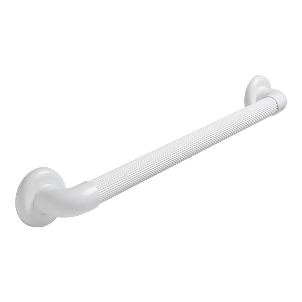 SecuCare Wandbeugel Basic wit 600mm — lange kunststof wandbeugel met geribbelde greep
