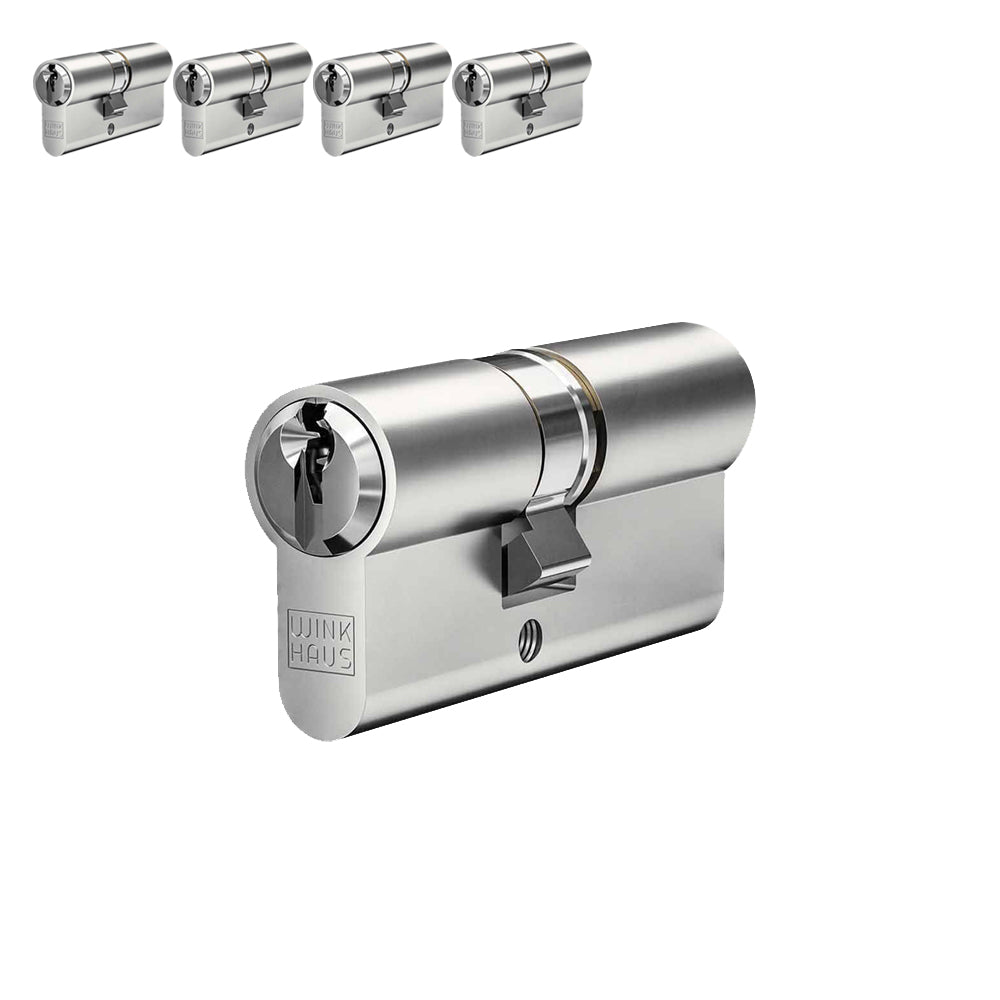 Winkhaus XR veiligheidscilinder SKG** 30/30 set van 4 gelijksluitend