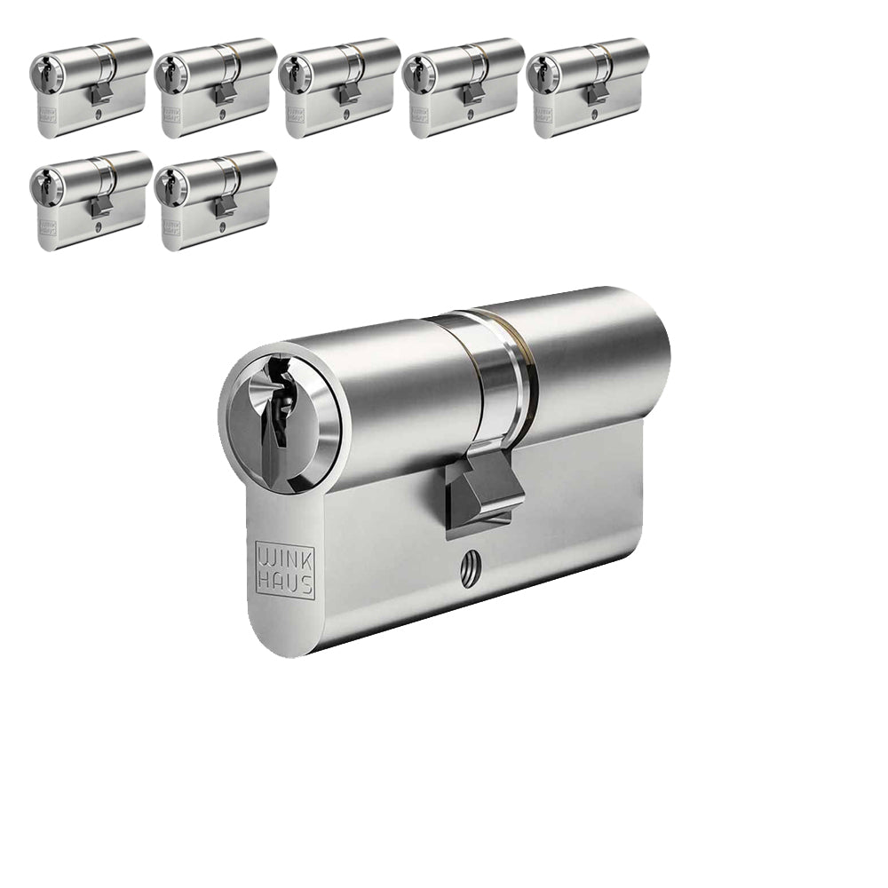 Winkhaus XR veiligheidscilinder SKG** 30/30 set van 7 gelijksluitend