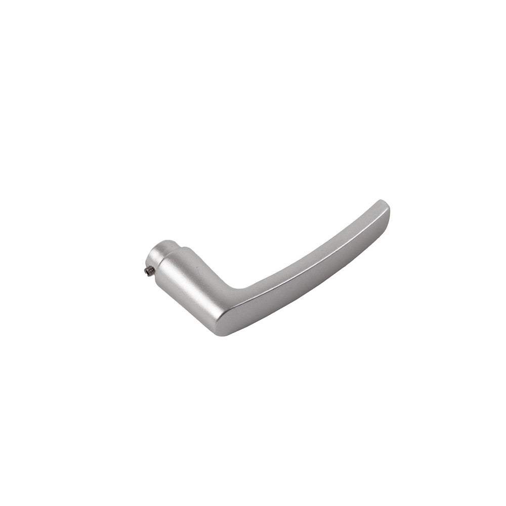 AMI deurkruk 332 blokmodel gatdeel, kleur aluminium F1