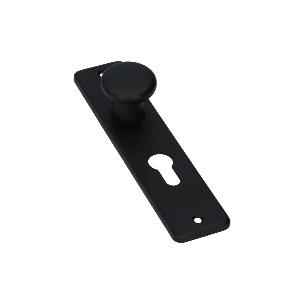 AMI kortschild 180/41 binnendeur knop PC55 zwart