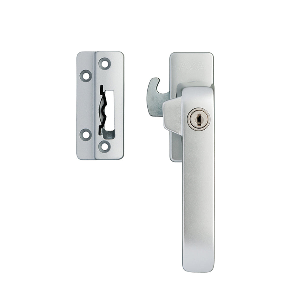 AXA 3329 raamsluiting SKG* met sleutel Rechts aluminium