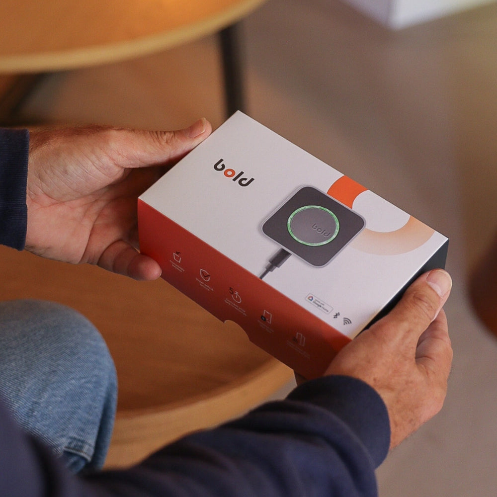 Bold connect in de verpakking