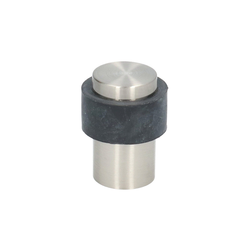 RVS deurstopper met schroefbevestiging, rond Ø 30 x 40 mm, huismerk