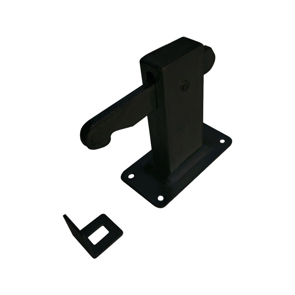 Dulimex deurvastzetter heavy duty vloermodel zwart