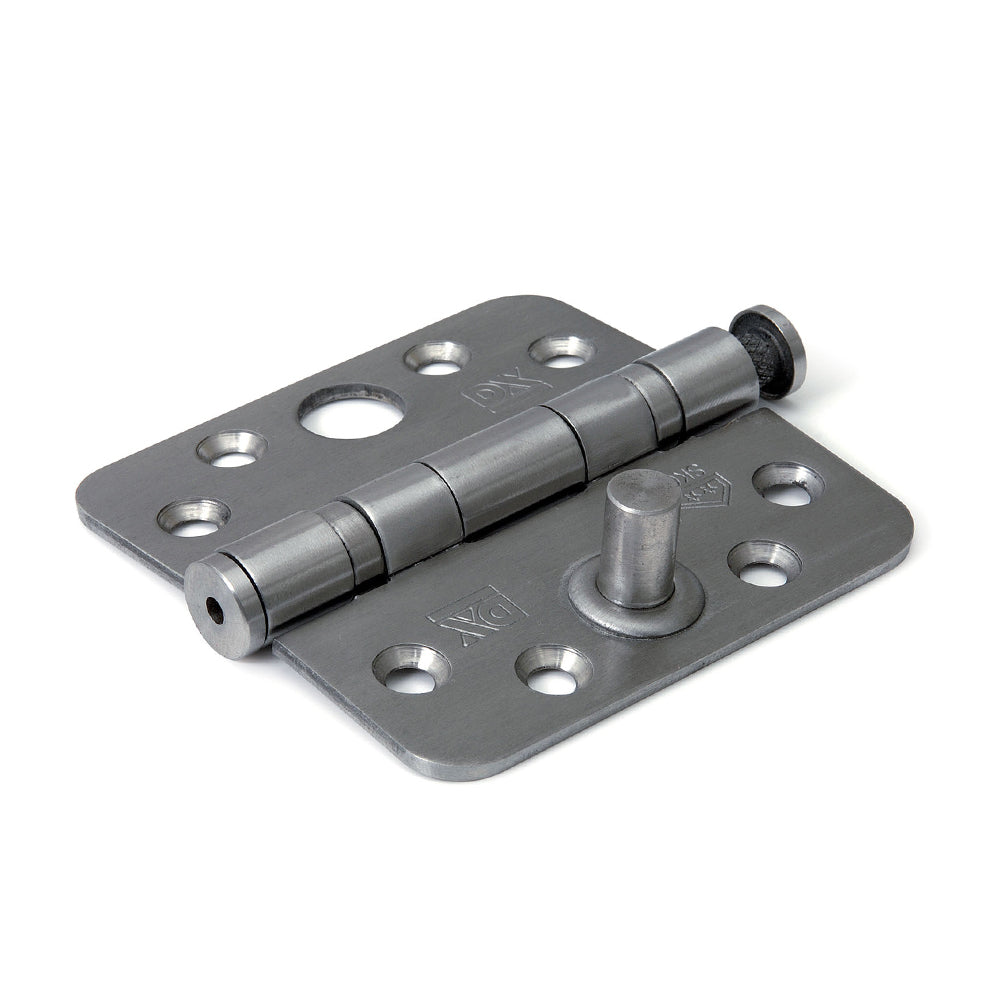 DX kogellagerscharnier SKG*** 89x89 mm RVS met ronde hoeken