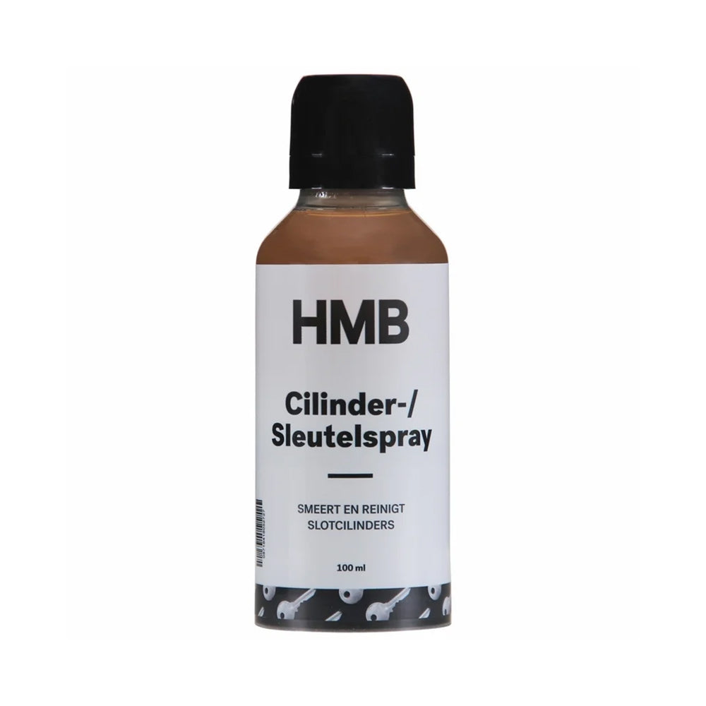 HMB Cilinder-/Sleutelspray Smeert & Reinigt Slotcilinders inhoud 100ml