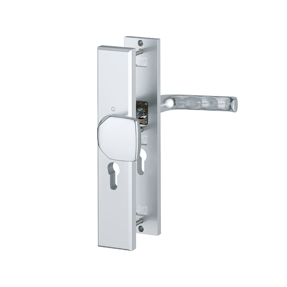 Hoppe London veiligheidsbeslag PC55 greep/kruk F1 aluminium
