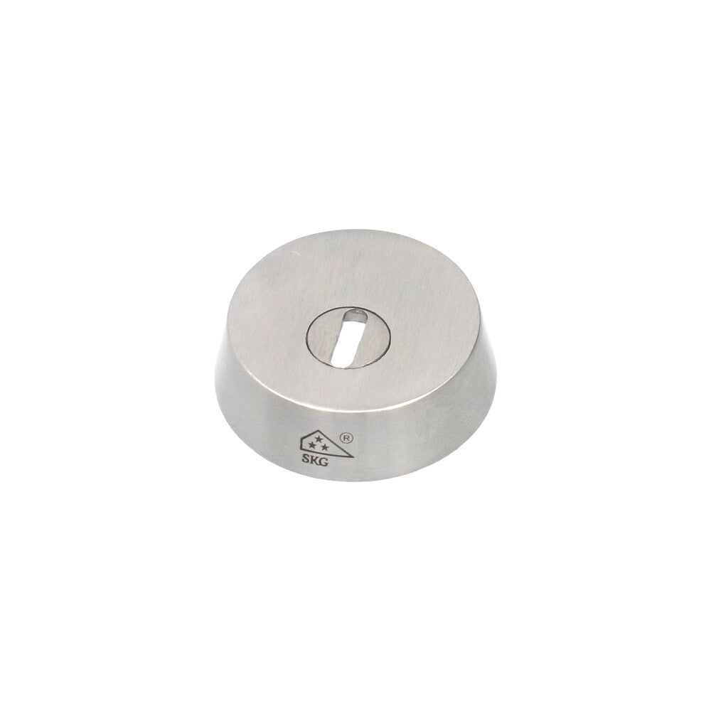 Intersteel veiligheidsrozet voor oplegsloten in de kleur rvs.