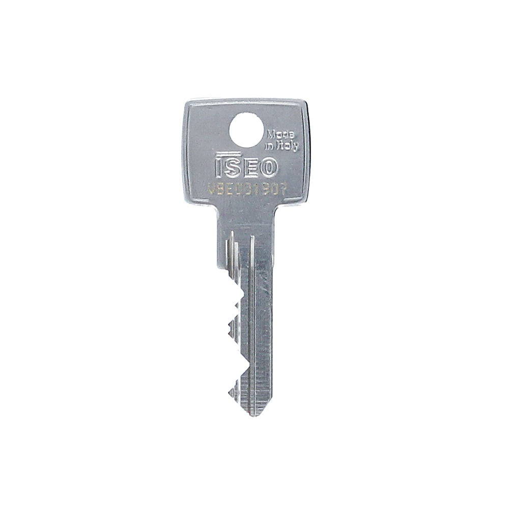 Iseo F6 sleutel achterkant