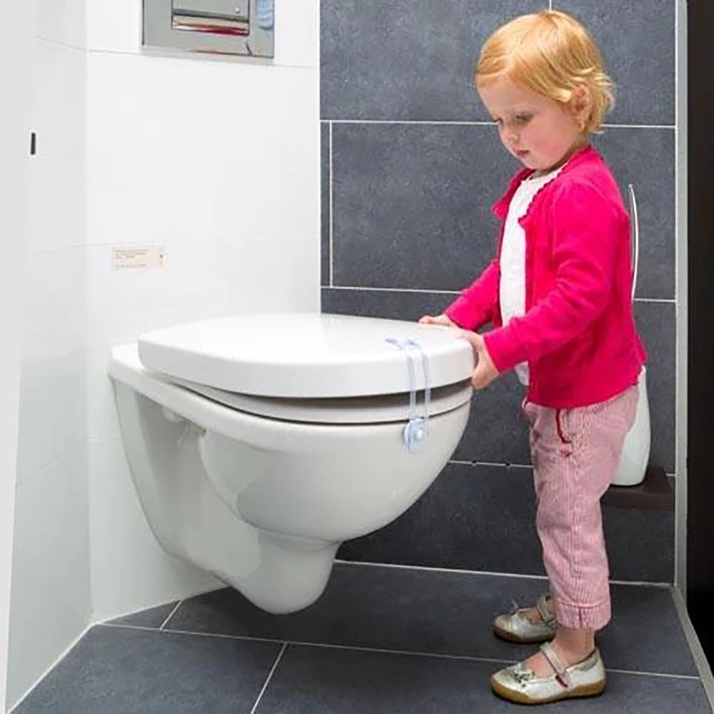 Secucare universele afsluiter op het toilet