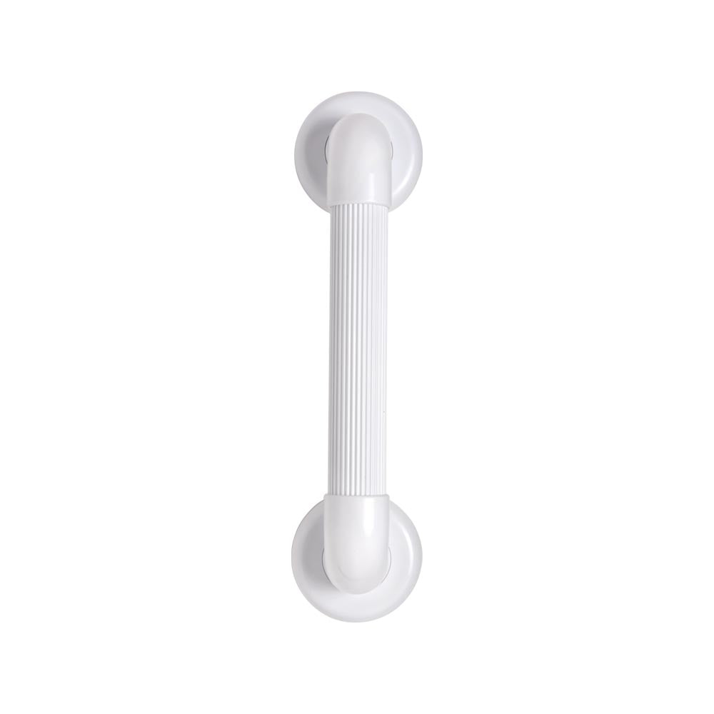 SecuCare Wandbeugel Basic 300mm wit gemonteerd aan de muur