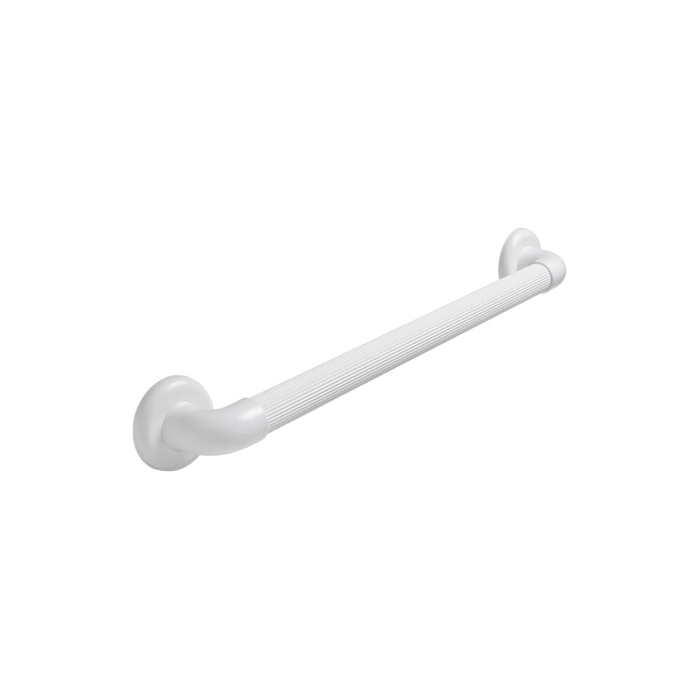 SecuCare Wandbeugel Basic 450mm wit gemonteerd aan de muur