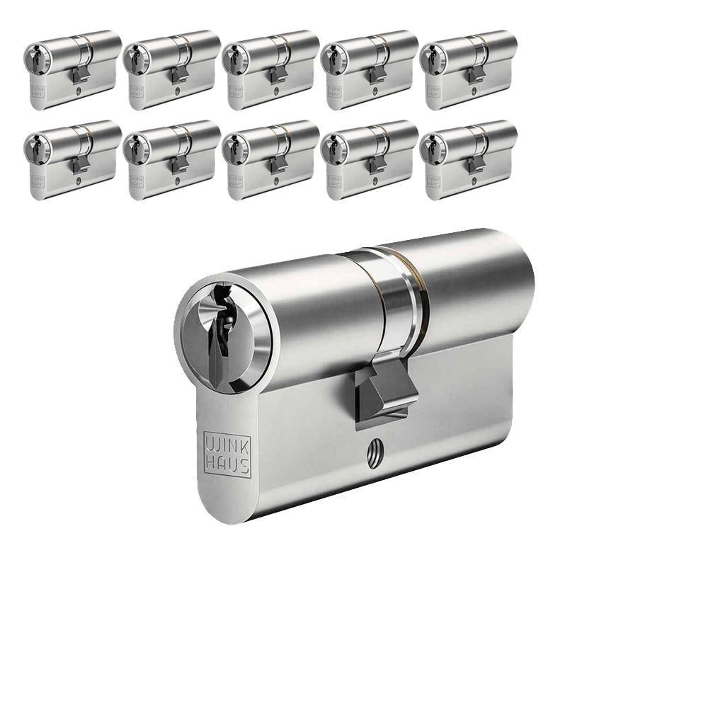 Winkhaus XR veiligheidscilinder SKG** 30/30 set van 10 gelijksluitend
