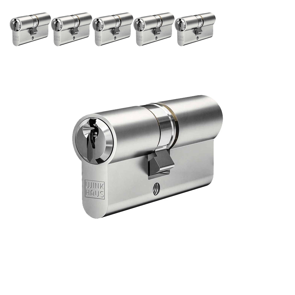 Winkhaus XR veiligheidscilinder SKG** 30/30 set van 5 gelijksluitend