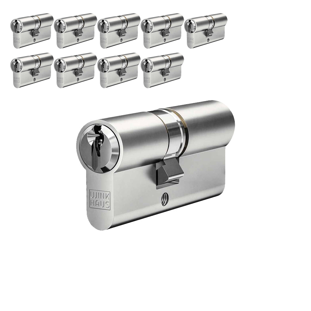 Winkhaus XR veiligheidscilinder SKG** 30/30 set van 9 gelijksluitend