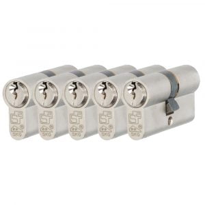 S2 veiligheidscilinder S6 SKG** 5 gelijksluitend