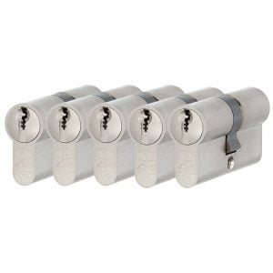 DOM veiligheidscilinder Plura SKG** 5 gelijksluitend