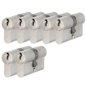 DOM veiligheidscilinder Plura SKG** 7 gelijksluitend