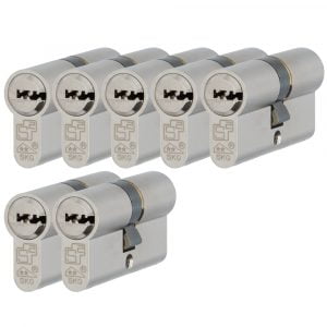 S2 veiligheidscilinder F6 SKG** 7 gelijksluitend